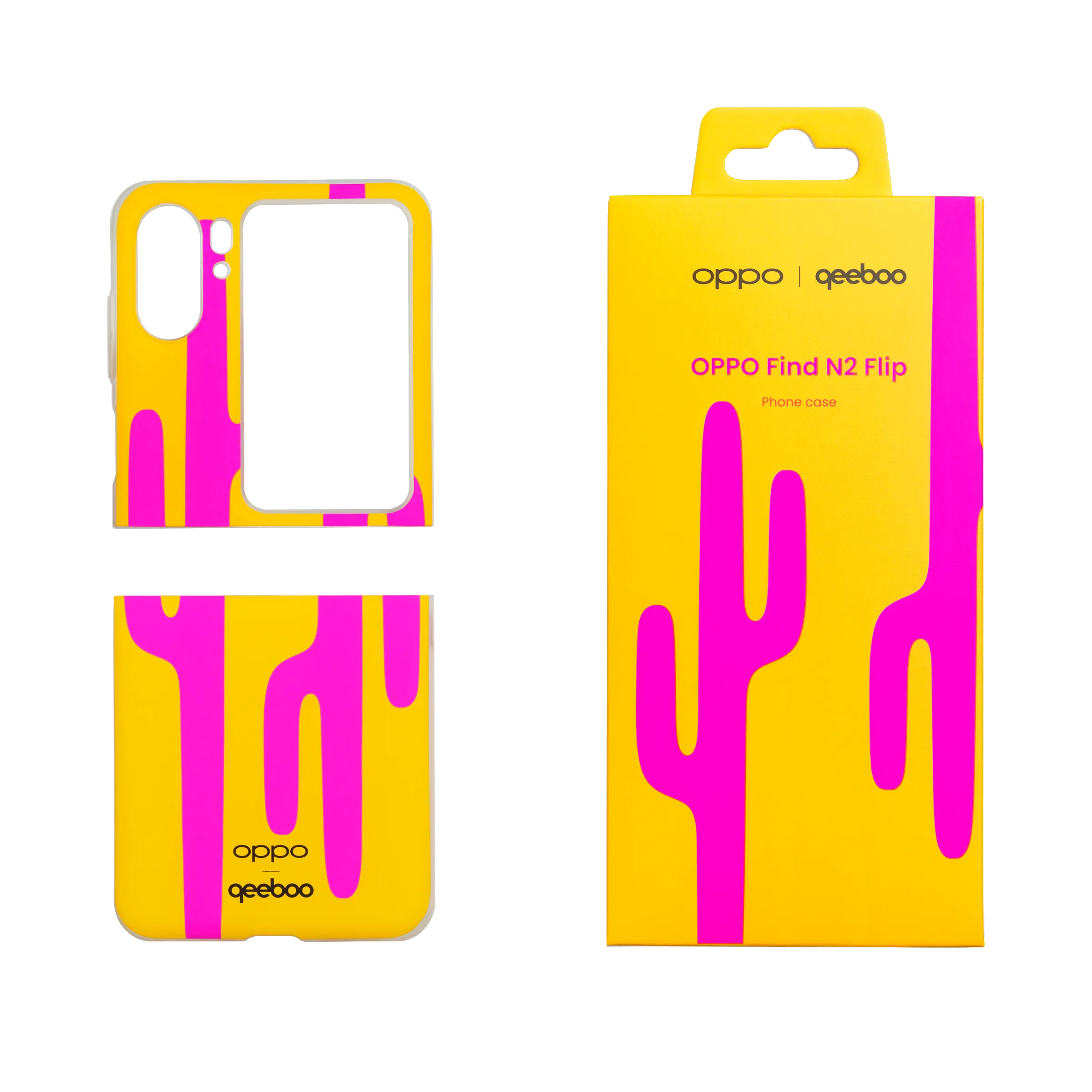OPPO X QEEBOO Cover Esclusiva per Find N2 Flip Saguaro-1