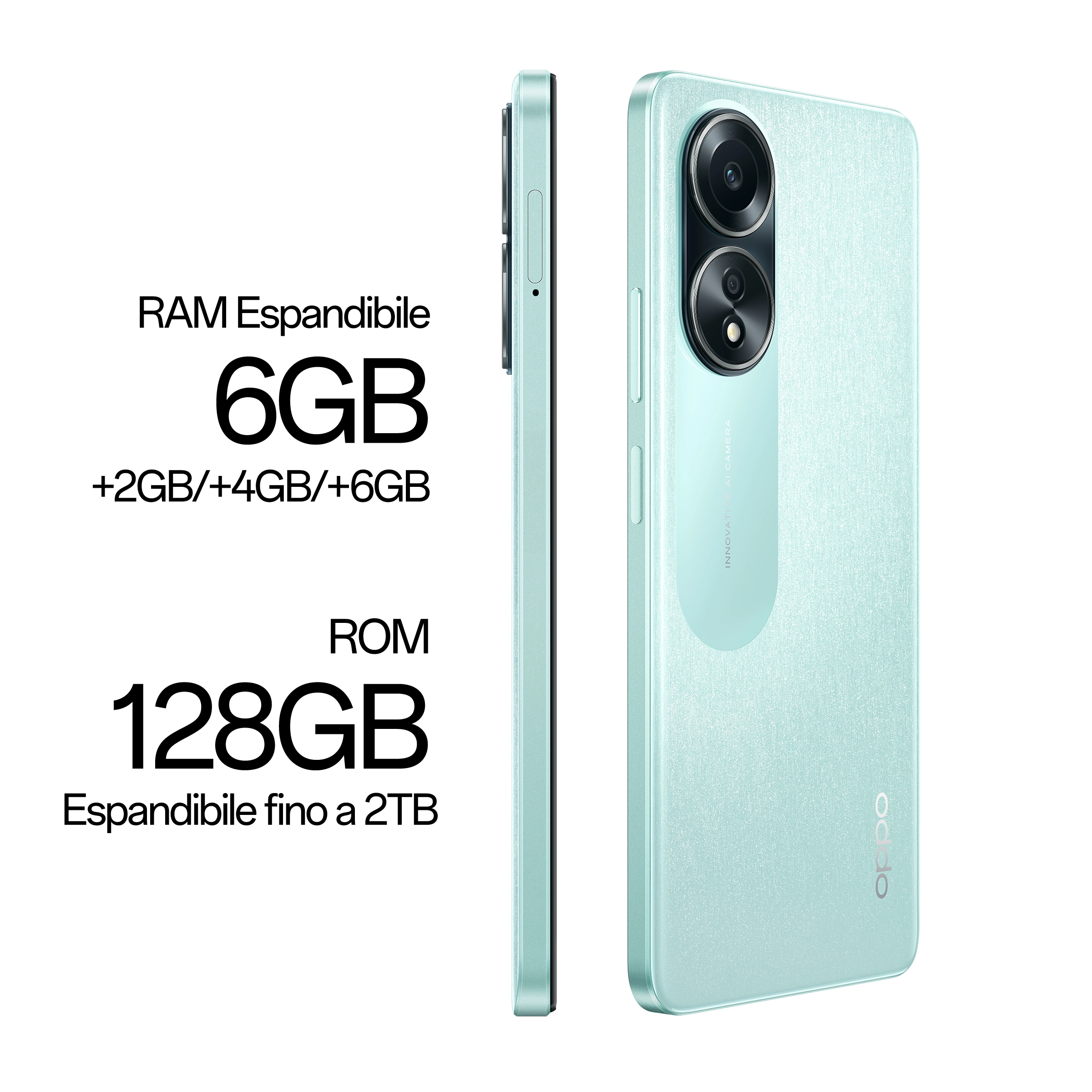 OPPO A58 6GB+128GB Dazzling Green_7