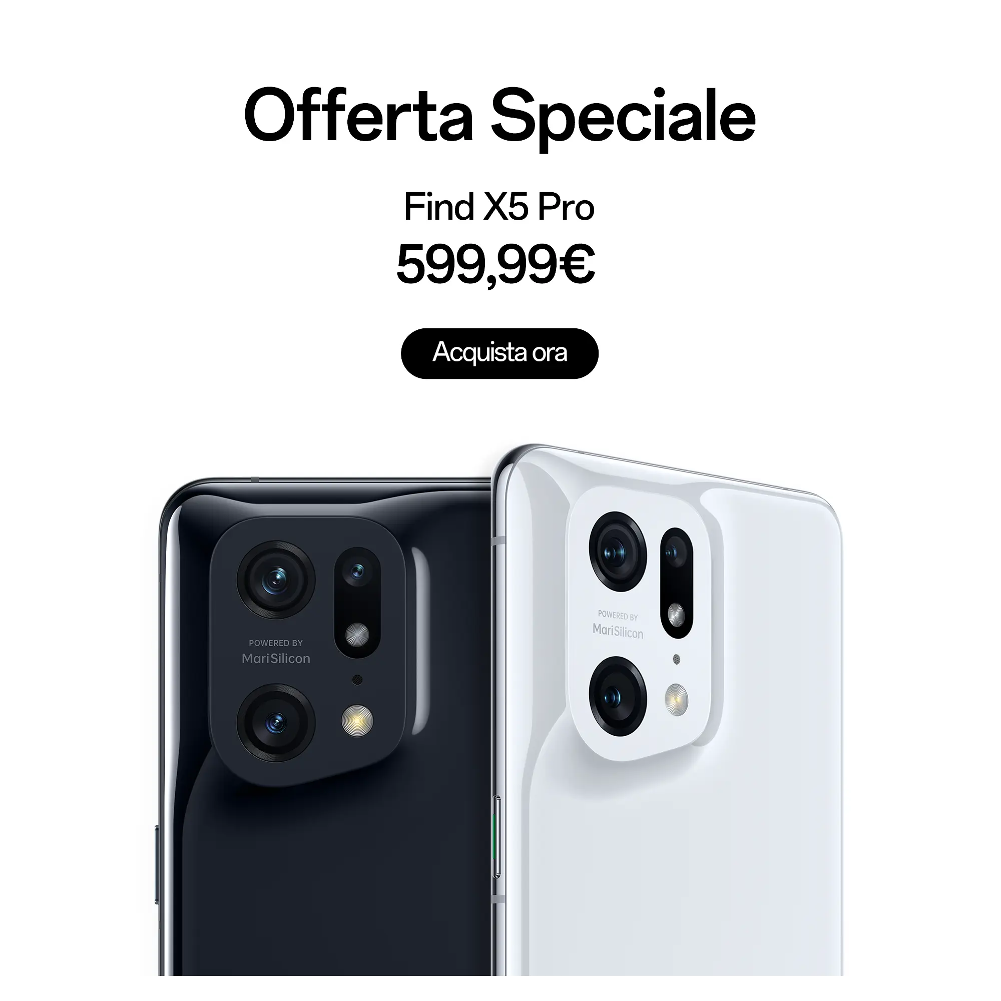 OPPO Find X5 Pro a €599,99
