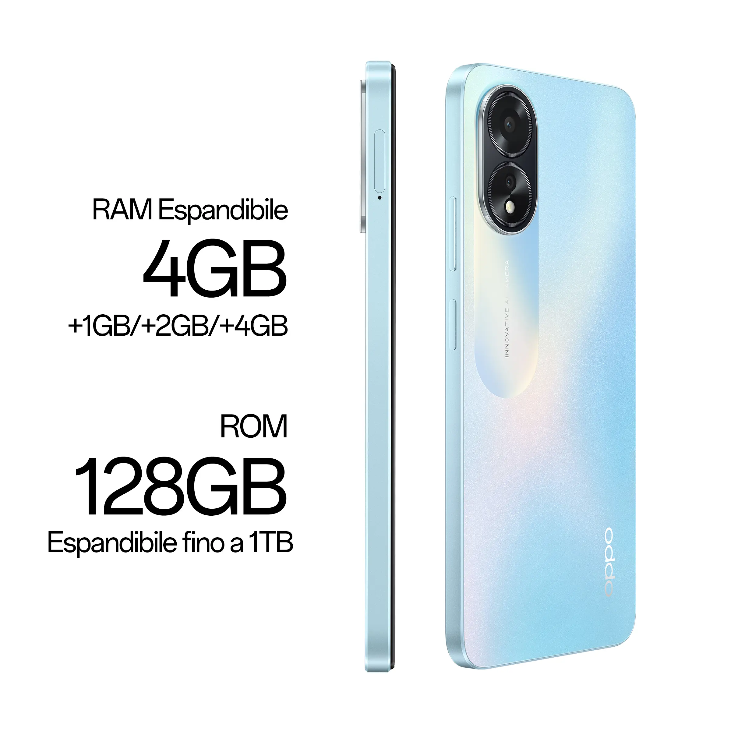OPPO A18 Glowing Blue 4GB + 128GB_5