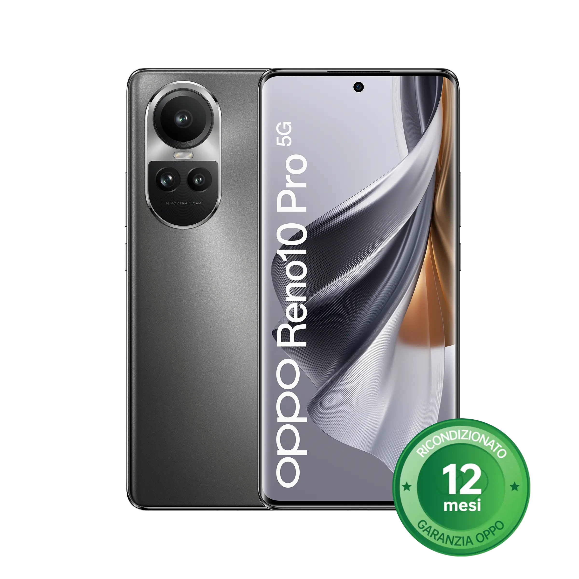 OPPO Reno10 Pro [Ricondizionato]-A++ 12GB+256GB Silvery Grey-1