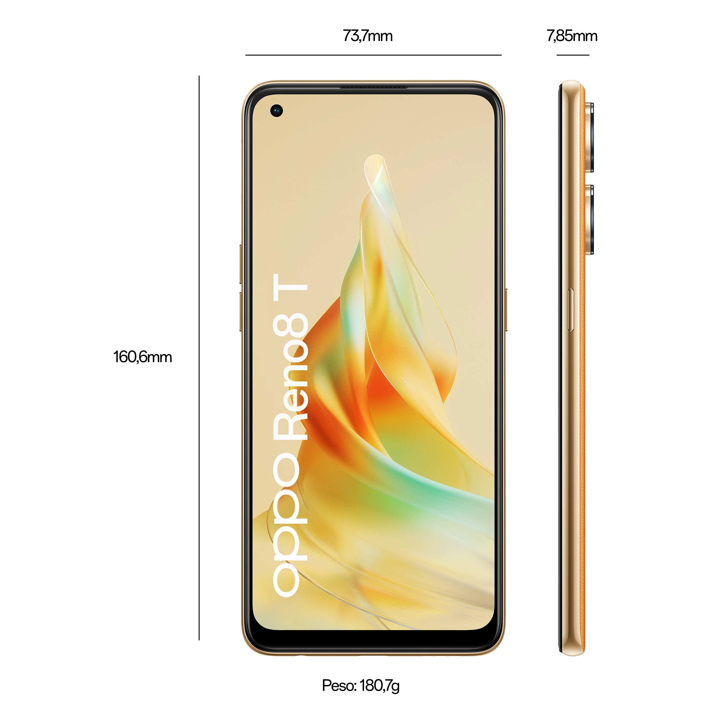 OPPO Reno8 T Sunset Orange 8GB 128GB-7